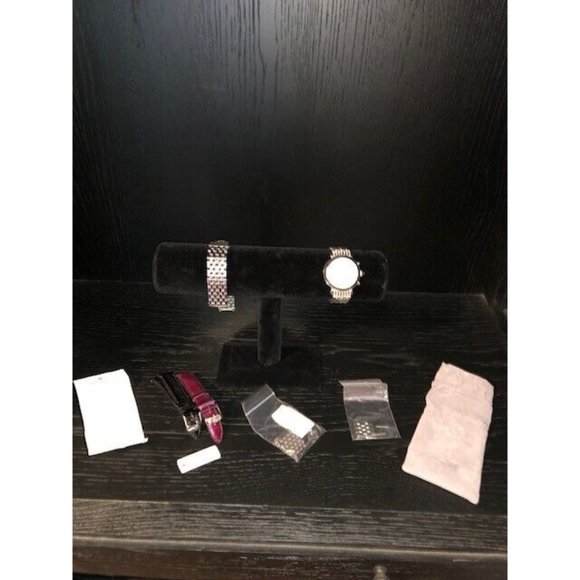 MICHELE CSX MW03M00A0046 WOMEN'S CHRONOGRAPH DIAMOND CASE & BAND SWISS QUARTZ - Picture 3 of 6